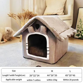 Indoor Foldable Enclosed Animal House Kennel