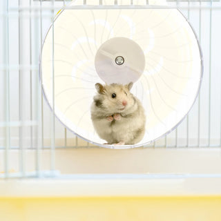 Hamster Running Wheel Toy Accessories Plastic Silent Chinchilla