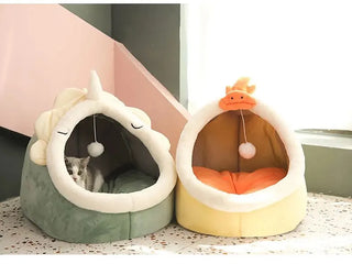 Pet Tent Cave Bed for Cats & Dogs